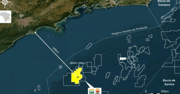 Petrobras anuncia nova descoberta de petróleo na Bacia de Santos