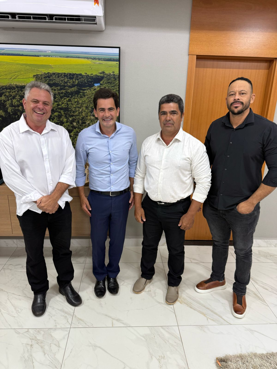 Prefeito Casciano e comitiva de Novo Mundo reforçam articulação em busca de recursos em Cuiabá